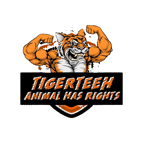Animal Has Rights Sticker by Tigerteeh