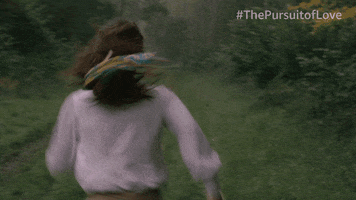 Lily James Running GIF by Amazon Prime Video