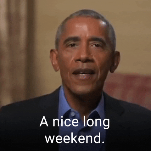 Barack Obama Weekend GIF by The Democrats