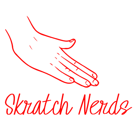 Hand Scratch Sticker by SKRTCHNRDS
