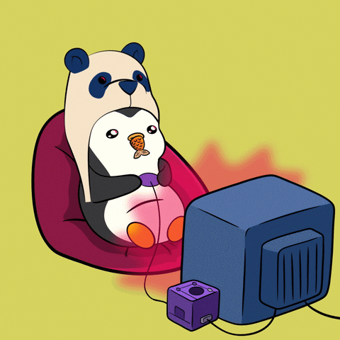 Relaxing Video Games GIF by Pudgy Memez