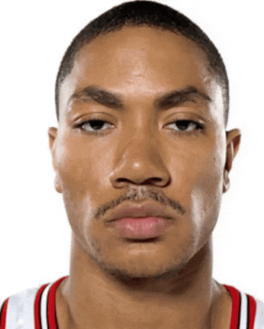 Derrick Rose Straight Face GIF