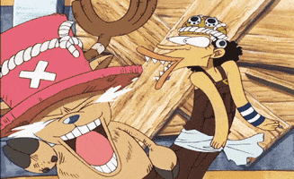one piece laugh GIF