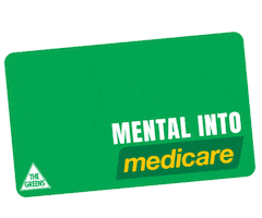 Mental Health Vote Sticker by Australian Greens