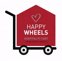 Happy Wheels Hospitality GIF by Junior League of Lafayette