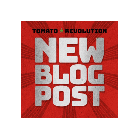Blog Blogging Sticker by Tomato Revolution seeds
