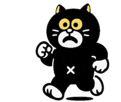 貓 Running Sticker