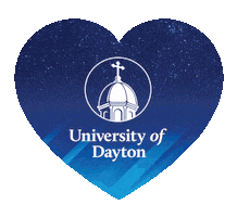Dayton Flyers Love Sticker by University of Dayton