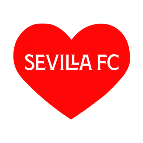 San Valentin Love Sticker by Sevilla Fútbol Club
