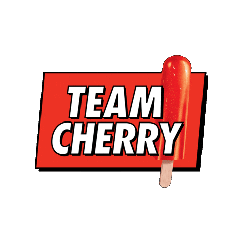 Team Cherry Sticker by Popsicle