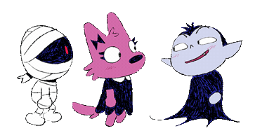Animation Behold Sticker