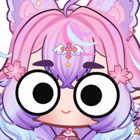 Wolf Girl Vtuber GIF