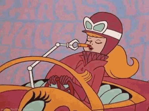 Driving Penelope Pitstop GIF - Find & Share on GIPHY