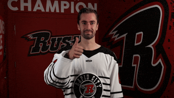 Alex Campbell Yes GIF by Rapid City Rush