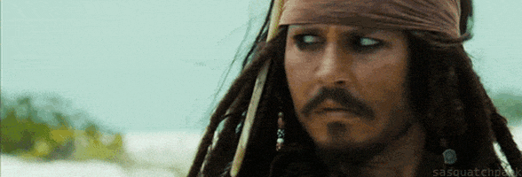 Johnny Depp Jack Sparrow animated GIF