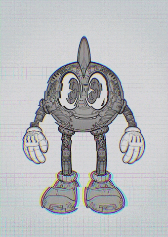 Glitch Robot GIF by Oddsturgeon