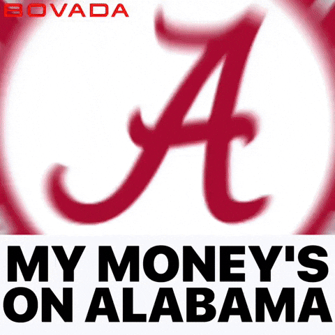 Alabama Football GIF by Bovada