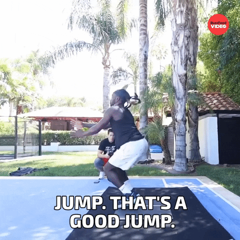 Nba Jumping GIF by BuzzFeed