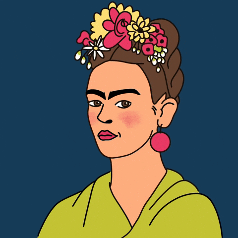 Frida Kahlo Woman GIF by irina H