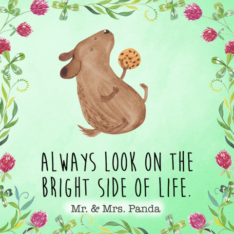 Bright Side Dog GIF by Mr. & Mrs. Panda