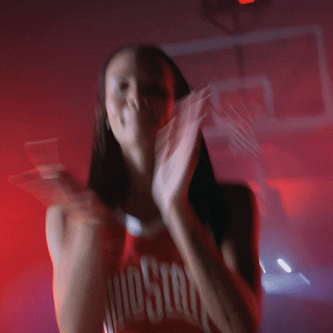 Basketball Clap GIF by Ohio State Athletics