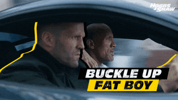 Buckle Up The Rock GIF by Hobbs & Shaw Smack Talk