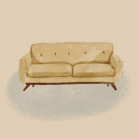 Illustration Furniture GIF by Verónica Salazar