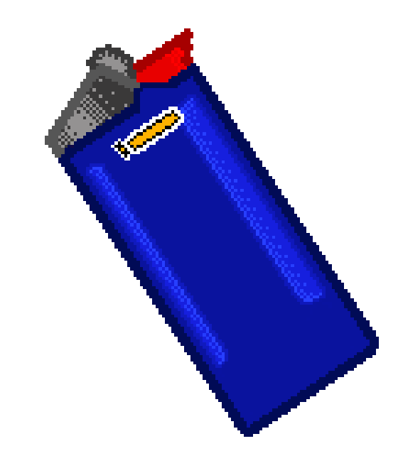 Pixel Smoking Sticker for iOS & Android GIPHY