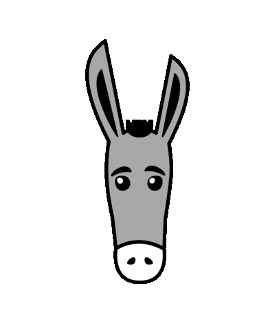 Villa Donkey Sticker