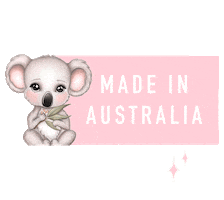Australia Koala Sticker by Isla Dream Prints