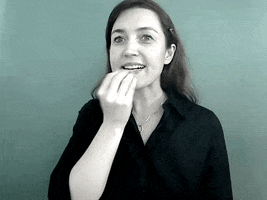 ashleyfrongello eat asl GIF