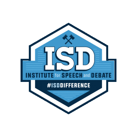 The Institute for Speech and Debate Sticker