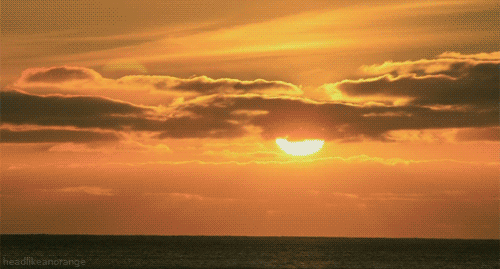 orange sky GIF