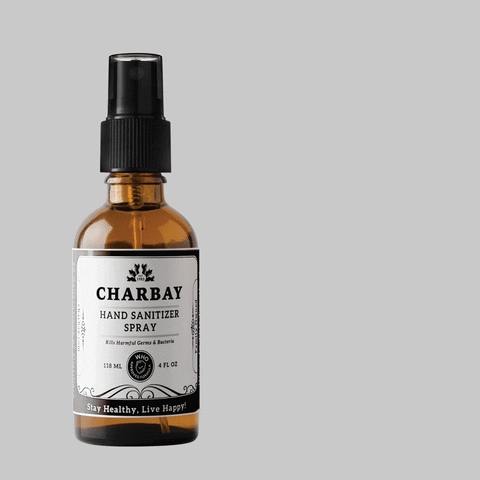 Charbay covid coronavirus clean spray GIF