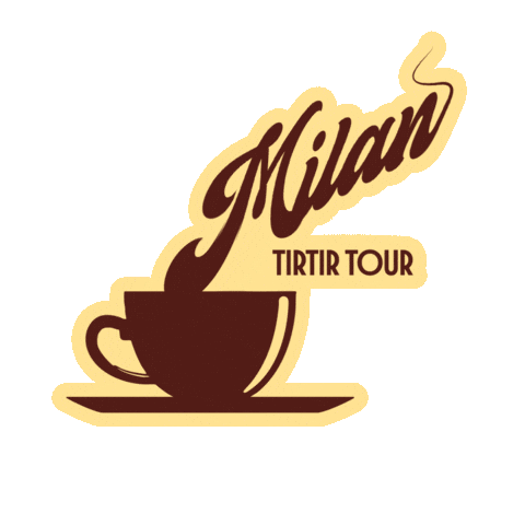 Coffee Milan Sticker by TIRTIR_Global