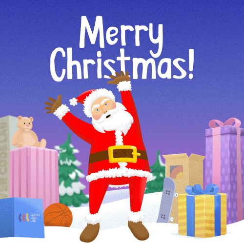 Happy Merry Christmas GIF by CleverCodeLab
