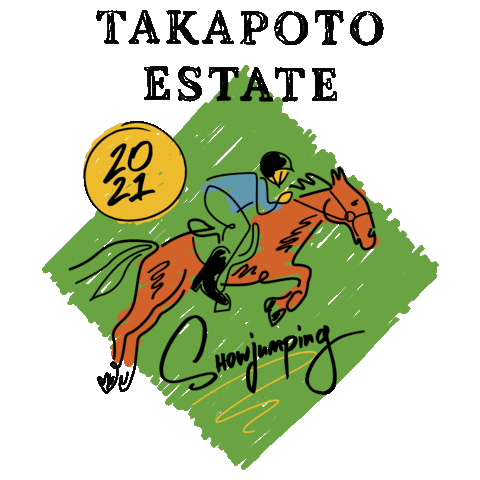 Takapoto Estate Showjumping Sticker