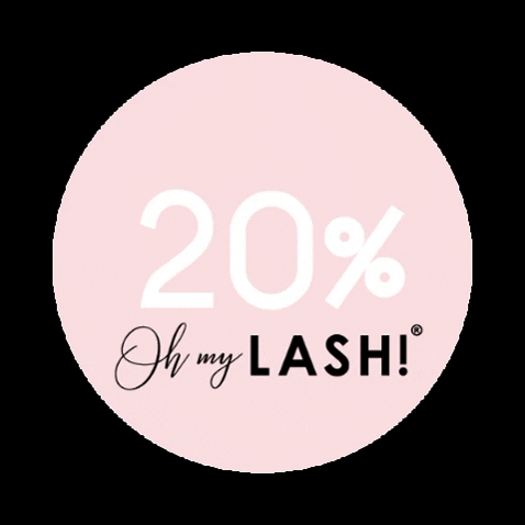 Oh-my-lash sale lashes off discount GIF