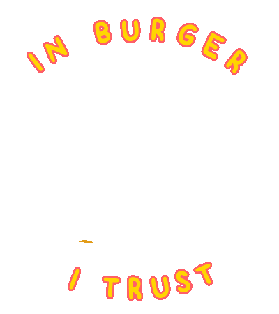 Burger Sticker
