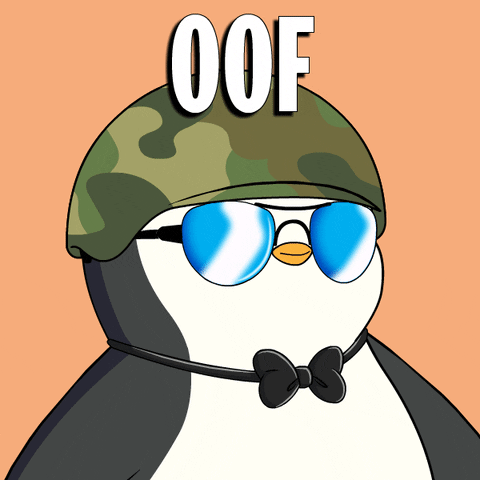Uh Oh Pain GIF by Pudgy Penguins