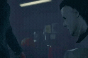 Staring Michael Myers GIF
