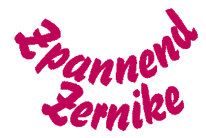 Zpannend Zernike Sticker