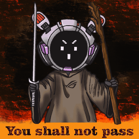 You Shall Not Pass The Lord Of The Rings GIF by Republic of Gamers