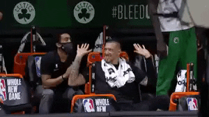 Raise Your Hands Reaction GIF by Boston Celtics