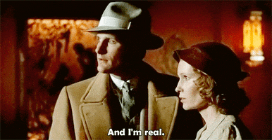 im real the purple rose of cairo GIF