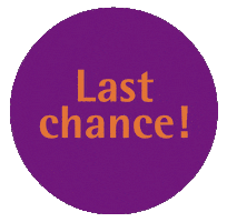 Last Chance Sticker by Cityadvent