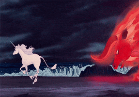 the last unicorn GIF by Maudit