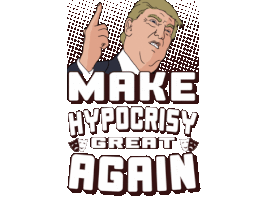 make hypocrisy Sticker