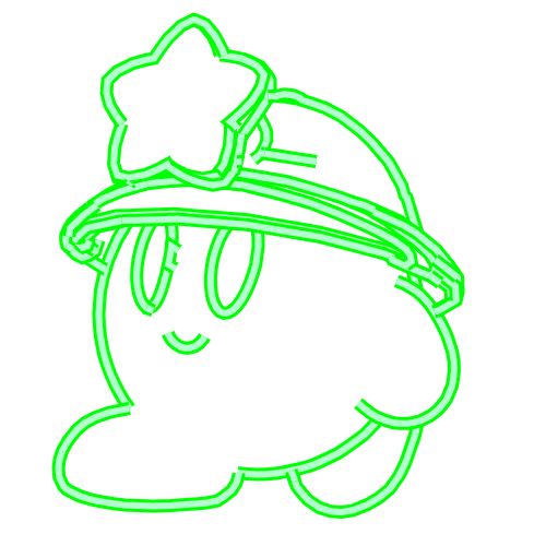 Vector Kirby Sticker