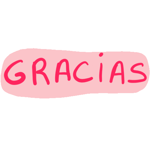Gracias Thank You Sticker by acropoliscom
